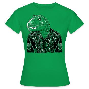 T-Rex Heavy - T-shirt Femme - vert - Devant - AI Model Female 172 dark (172cm)