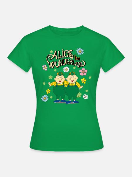 Alice Im Wunderland Tweedledum - Frauen T-Shirt - Kelly Green