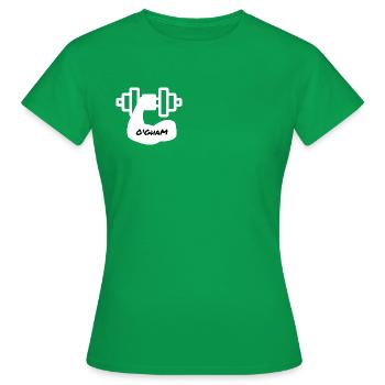 Muscle blanc 1 - T-shirt Femme - vert - Devant - AI Model Female 172 dark (172cm)