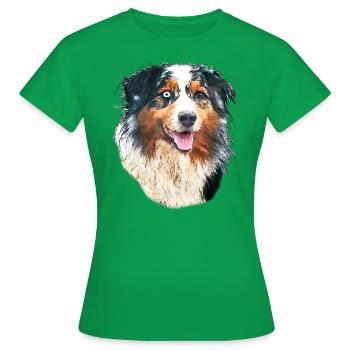 aussie - T-shirt Femme - vert - Devant - AI Model Female 172 dark (172cm)