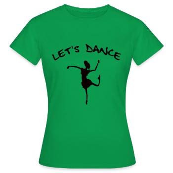 Dansons - Schaf - T-shirt Femme - vert - Devant - AI Model Female 172 dark (172cm)