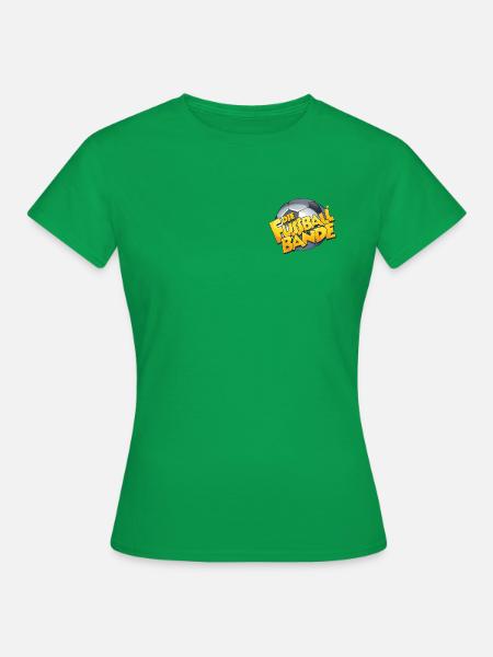 Fussballbande Logo Motiv - Frauen T-Shirt - Kelly Green