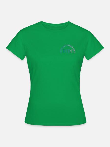 Mushroom Gradient Hymne - Frauen T-Shirt - Kelly Green