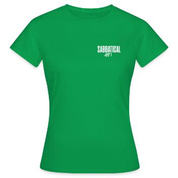 SABBATIQUE [encore] - T-shirt Femme - vert - Devant - AI Model Female 172 dark (172cm)