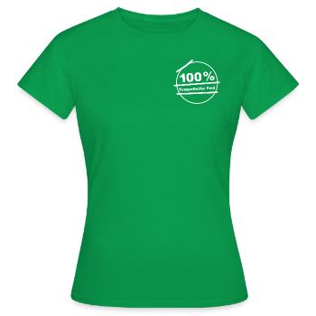 100 % Tempelhofer Feld - Frauen T-Shirt - Kelly Green - Vorne - AI Model Female 172 dark (172cm)