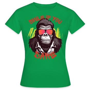 Smile If You Dare - Women's T-Shirt - kelly green - Front - AI Model Female 172 dark (172cm)