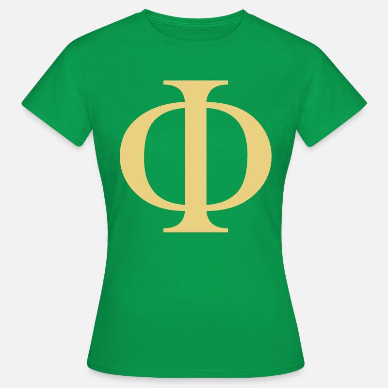 phi greek - Women's T-Shirt - kelly green