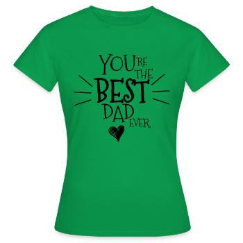 Bester Vati überhaupt - Frauen T-Shirt - Kelly Green - Vorne - AI Model Female 172 dark (172cm)