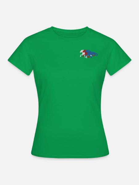 Isländer DREI FARBEN - Frauen T-Shirt - Kelly Green