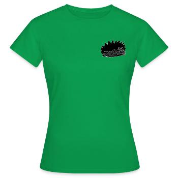Hérisson - T-shirt Femme - vert - Devant - AI Model Female 172 dark (172cm)