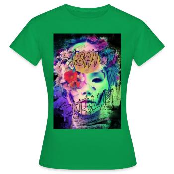 FASHION FATALITY 1 - Women's T-Shirt - kelly green - Front - AI Model Female 172 dark (172cm)