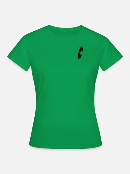 Surfboard - Frauen T-Shirt - Kelly Green