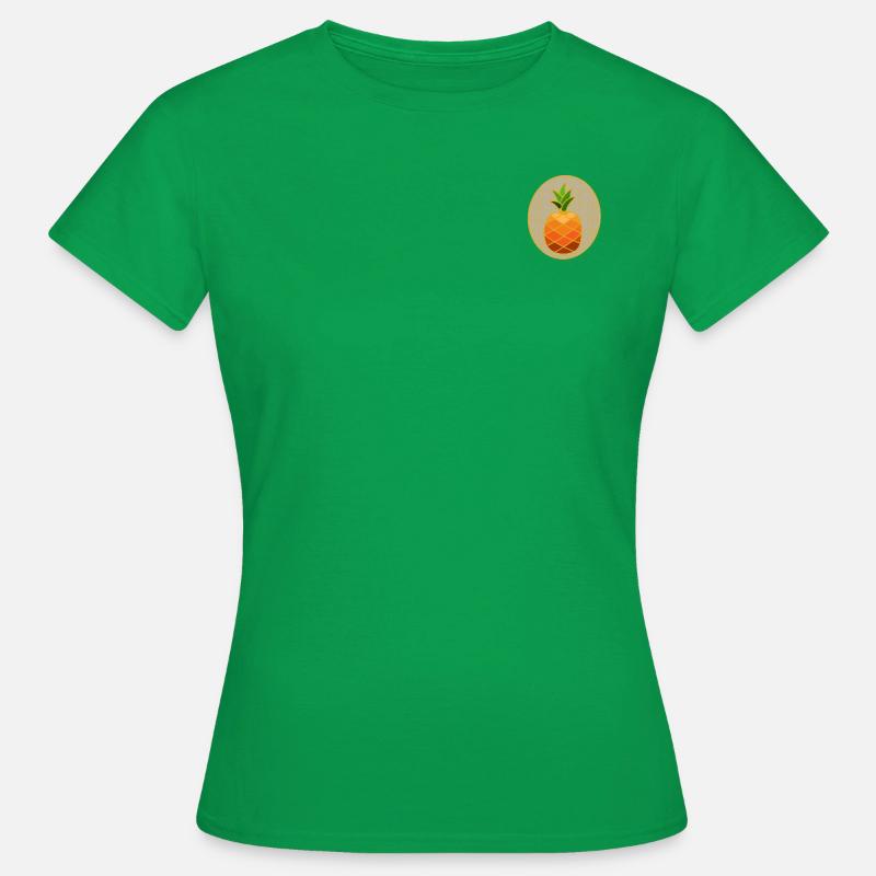 Pineapple Logo - Women's T-Shirt - kelly green