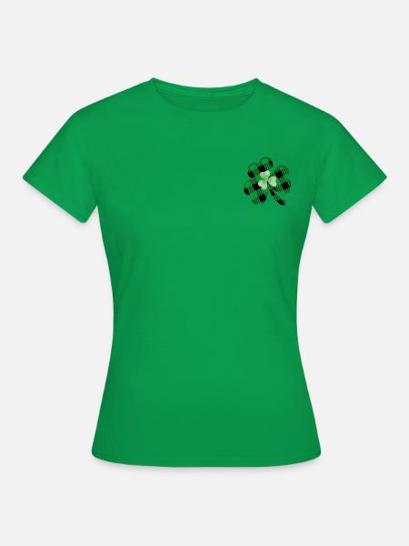 EIN GLÜCKSKLEE - Frauen T-Shirt - Kelly Green