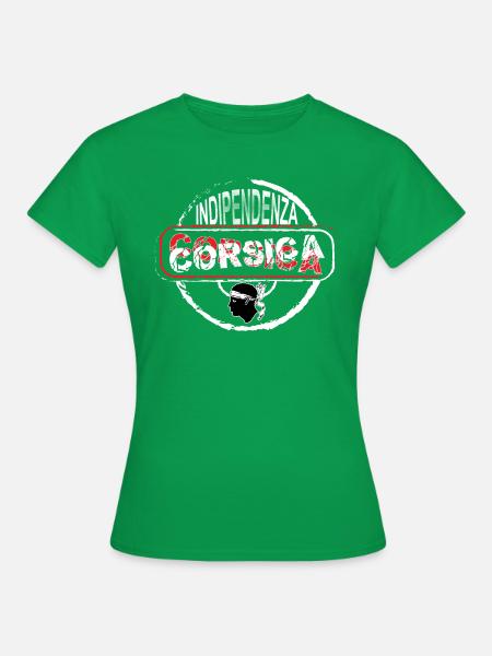 Unabhängigkeit Korsikas - Frauen T-Shirt - Kelly Green