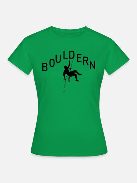climbing - Frauen T-Shirt - Kelly Green