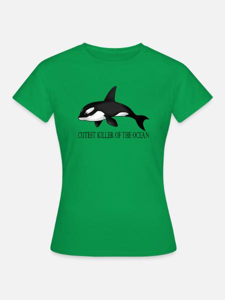 Cutest Killer Of The Ocean - Frauen T-Shirt - Kelly Green