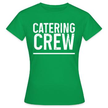 Équipe de restauration 3 - T-shirt Femme - vert - Devant - AI Model Female 172 dark (172cm)