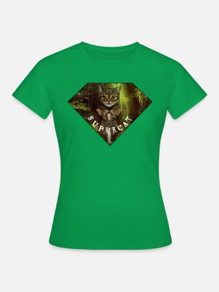 Supercat - Frauen T-Shirt - Kelly Green