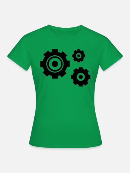 zahnraeder - Frauen T-Shirt - Kelly Green