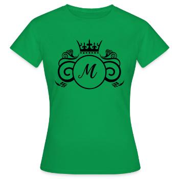 Armoiries M - T-shirt Femme - vert - Devant - AI Model Female 172 dark (172cm)