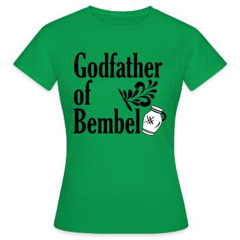Parrain de Bembel - The Frankfurt Shirt Shop - T-shirt Femme - vert - Devant - AI Model Female 172 dark (172cm)