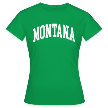 Montana - T-shirt Femme - vert - Devant - AI Model Female 172 dark (172cm)