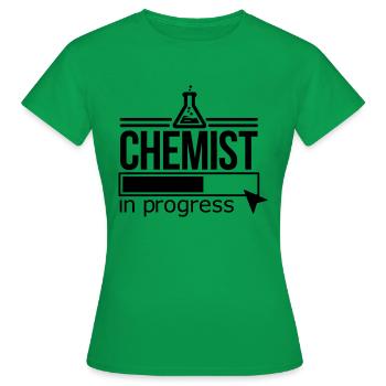chemist - Women's T-Shirt - kelly green - Front - AI Model Female 172 dark (172cm)