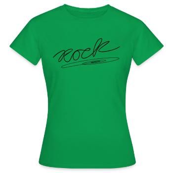 Felsen - Frauen T-Shirt - Kelly Green - Vorne - AI Model Female 172 dark (172cm)