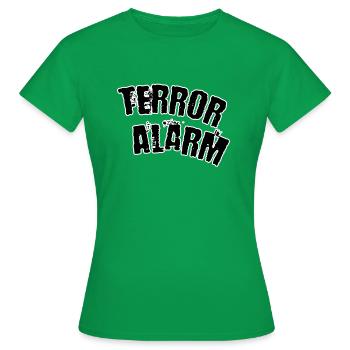Alerte terroriste - T-shirt Femme - vert - Devant - AI Model Female 172 dark (172cm)