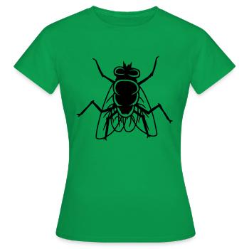 Mouche domestique petit insecte mouche domestique - T-shirt Femme - vert - Devant - AI Model Female 172 dark (172cm)