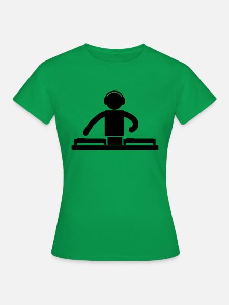 DJ - Frauen T-Shirt - Kelly Green