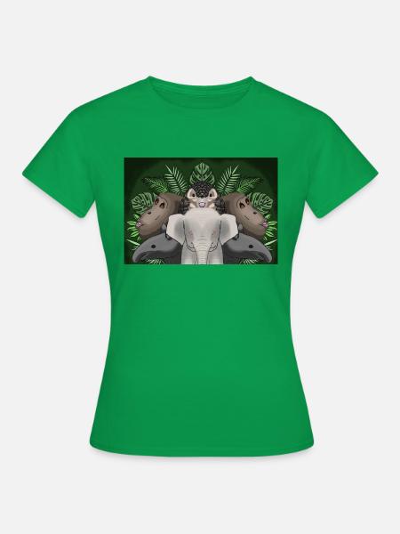 Dschungeltiere - Frauen T-Shirt - Kelly Green
