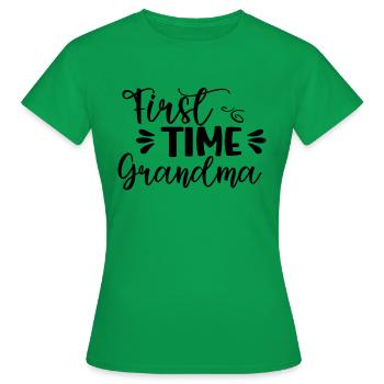 Première fois grand-mère - T-shirt Femme - vert - Devant - AI Model Female 172 dark (172cm)