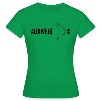 Auxweg Mischpult Verkabelung - Frauen T-Shirt - Kelly Green - Vorne - AI Model Female 172 dark (172cm)