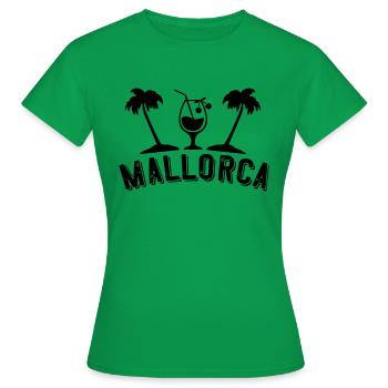 Majorque - T-shirt Femme - vert - Devant - AI Model Female 172 dark (172cm)