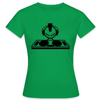 DJ - T-shirt Femme - vert - Devant - AI Model Female 172 dark (172cm)