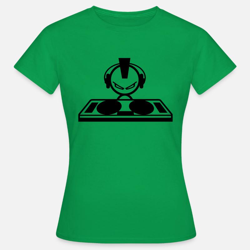 DJ - Women's T-Shirt - kelly green