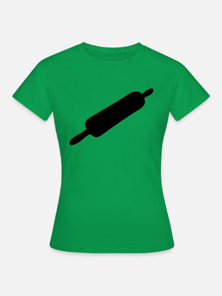 Bäcker Nudelholz - Frauen T-Shirt - Kelly Green