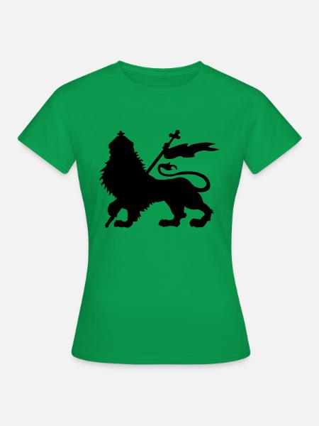 Lion of Judah - T-shirt Femme - vert