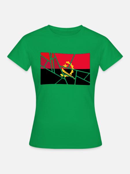 Angola - Frauen T-Shirt - Kelly Green