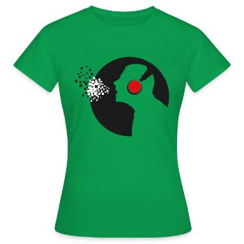 Singer - Women's T-Shirt - kelly green - Front - AI Model Female 172 dark (172cm)