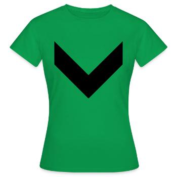 rank military army - T-shirt Femme - vert - Devant - AI Model Female 172 dark (172cm)