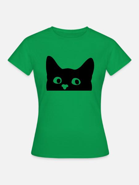 Cat - Women's T-Shirt - kelly green