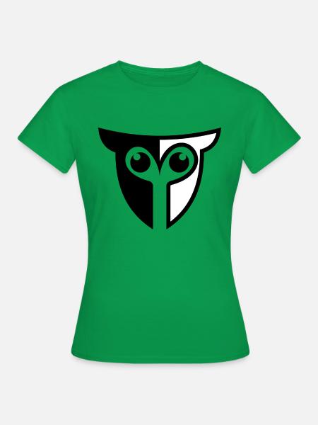 owl eule - Frauen T-Shirt - Kelly Green