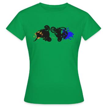 Stunt Styl' - T-shirt Femme - vert - Devant - AI Model Female 172 dark (172cm)