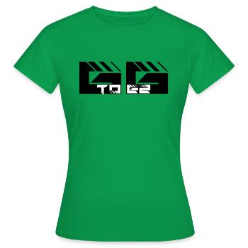 Idée de cadeau GG Good Game à Easy EZ CS GO - T-shirt Femme - vert - Devant - AI Model Female 172 dark (172cm)