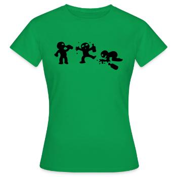 betrunken - Frauen T-Shirt - Kelly Green - Vorne - AI Model Female 172 dark (172cm)