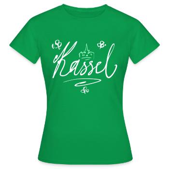 Kassel - T-shirt Femme - vert - Devant - AI Model Female 172 dark (172cm)