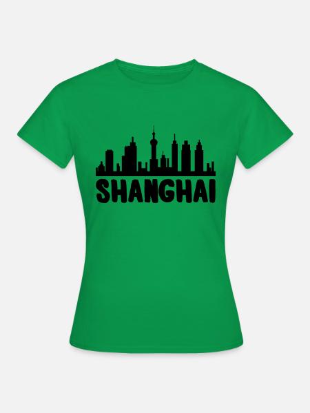 Shanghai - Frauen T-Shirt - Kelly Green